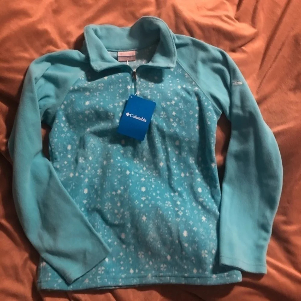 NWT Columbia youth glacial fleece pullover jacket outdoor activewear
